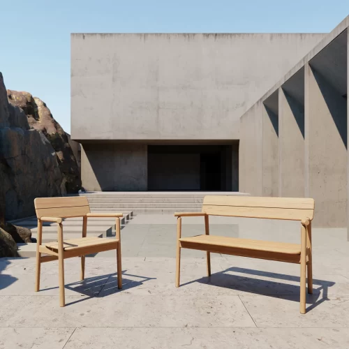 Tanso Outdoor Bench - Gessato Design Store