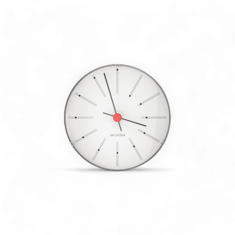 Arne Jacobsen Bankers Clock, Extra Small