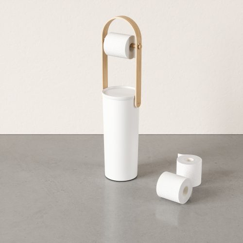 Bellwood Toilet Paper Holder & Reserve - Gessato Design Store