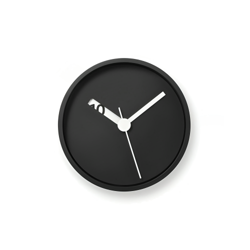 Extra Normal Clock - Black - Gessato Design Store