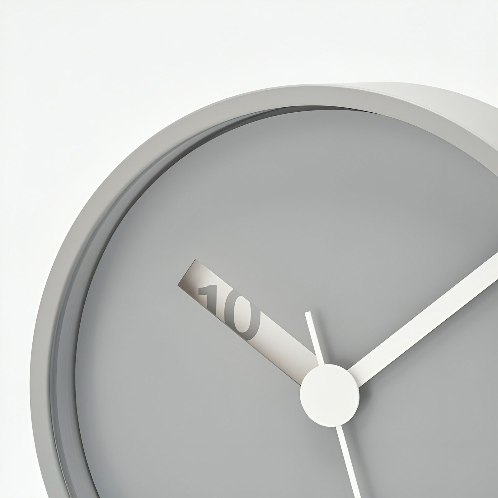Clook Normal Lemnos - Extra Normal Clock - Grey | Gessato Design Store