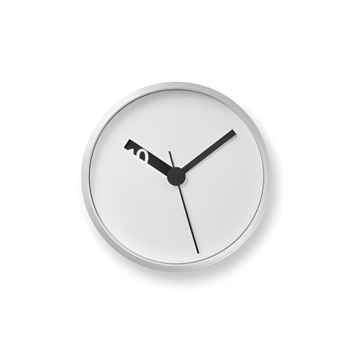 Extra Normal Clock - White - Gessato Design Store