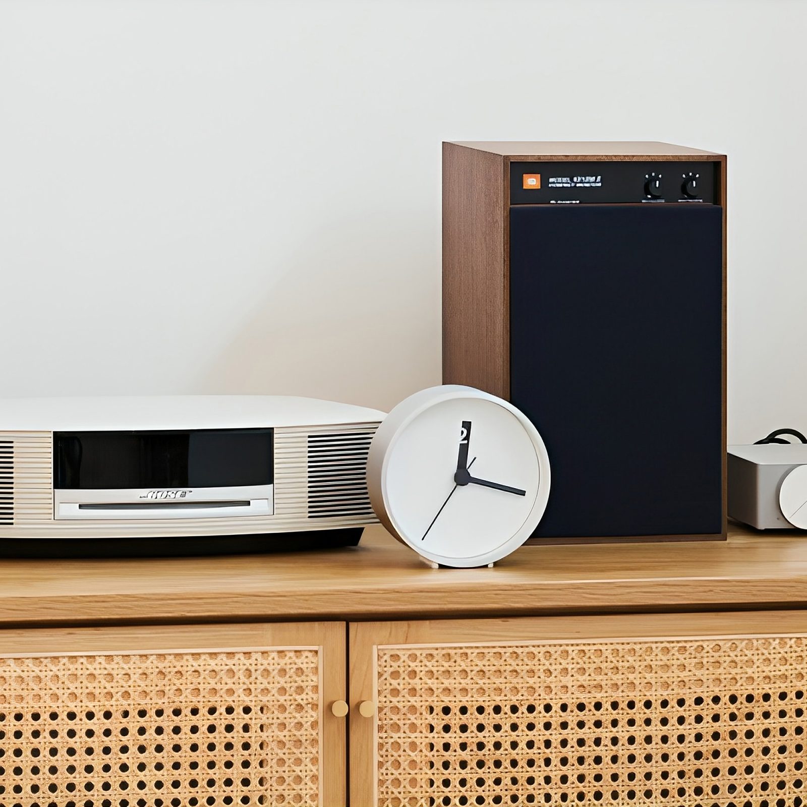 Lemnos - Extra Normal Clock - White | Gessato Design Store