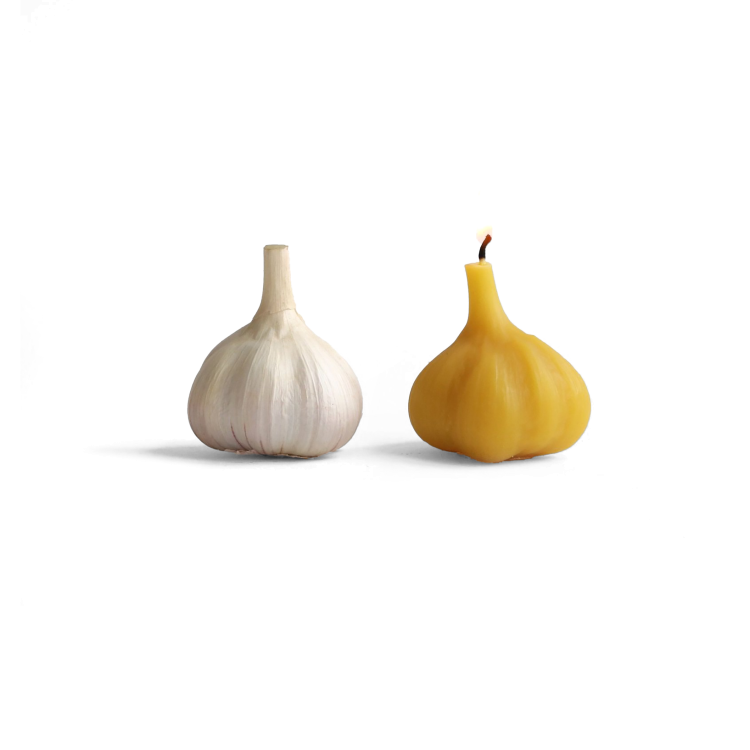 Garlic Beeswax Candle