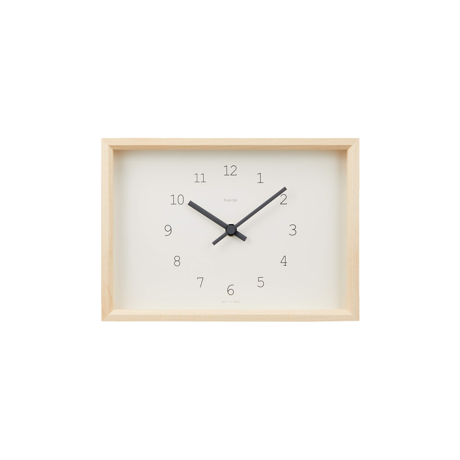 Kaede - Wall/Table Clock, White - Gessato Design Store