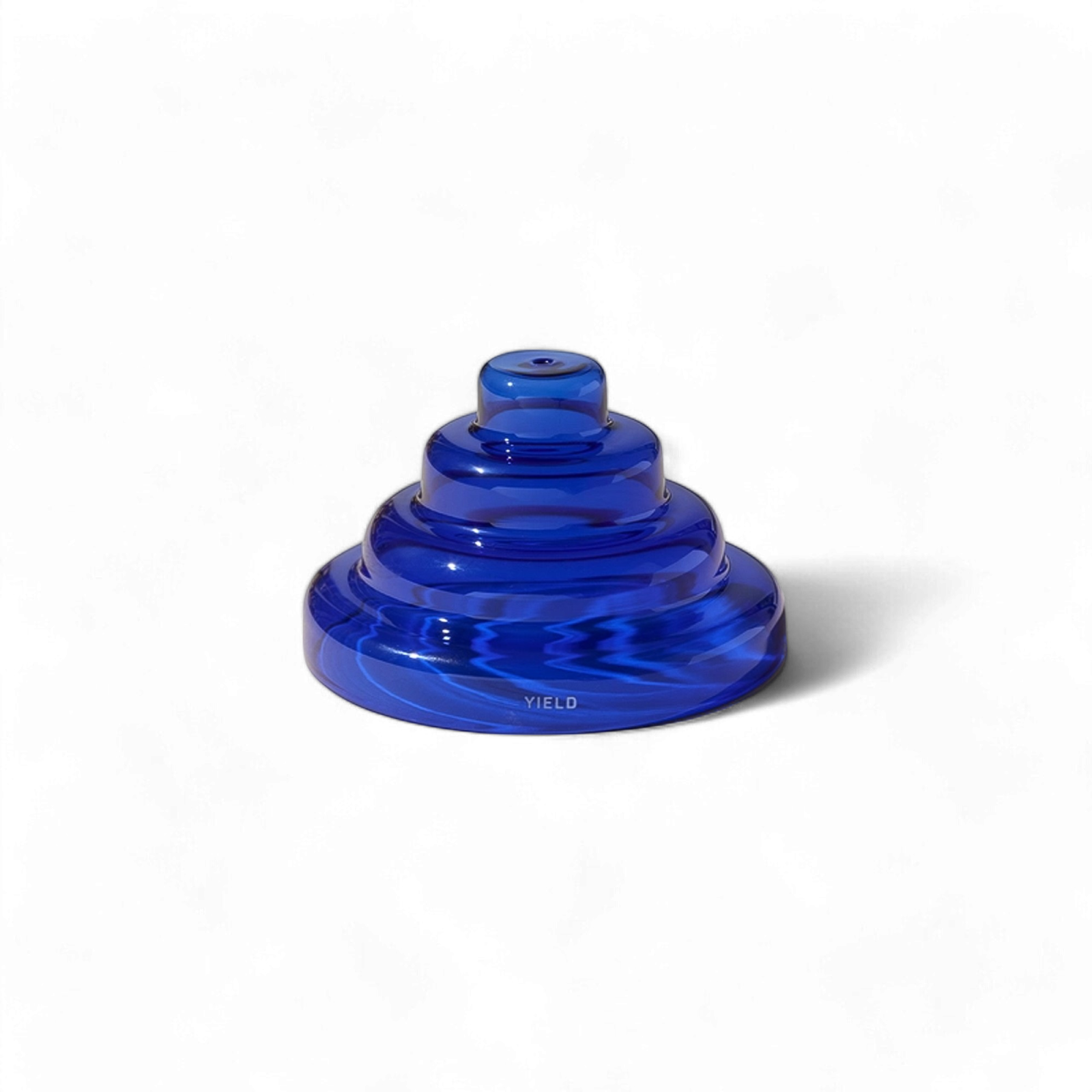 Glass Meso Incense Holder - Cobalt - Gessato Design Store