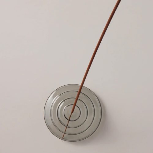 Glass Meso Incense Holder - Gray - Gessato Design Store