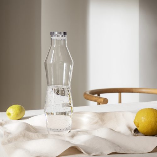 Perfection Glass Water Carafe with Lid - Gessato Design Store