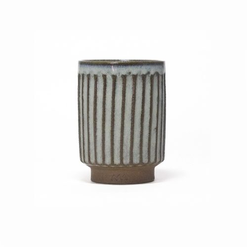 Asemi Co, Tanba-Yaki Cup, Blue L - Gessato Design Store