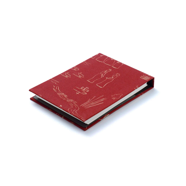 Mini Note Pad – Palmehuset / History-Burgundy