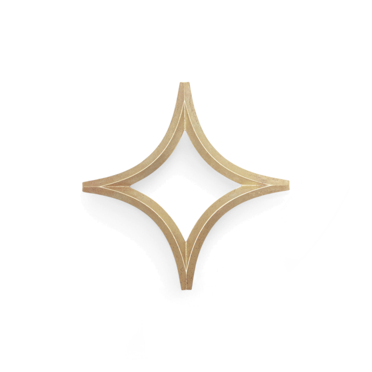 Futagami Brass Trivet, Star