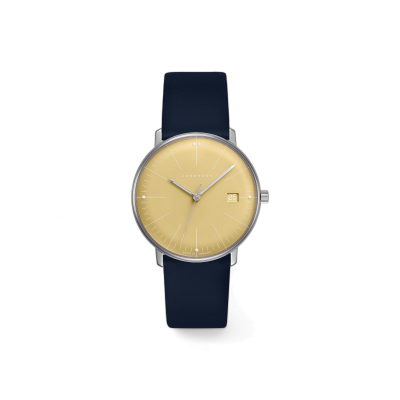 junghans-max-bill-ladies-golden-yellow-blue-47-4553-02-1