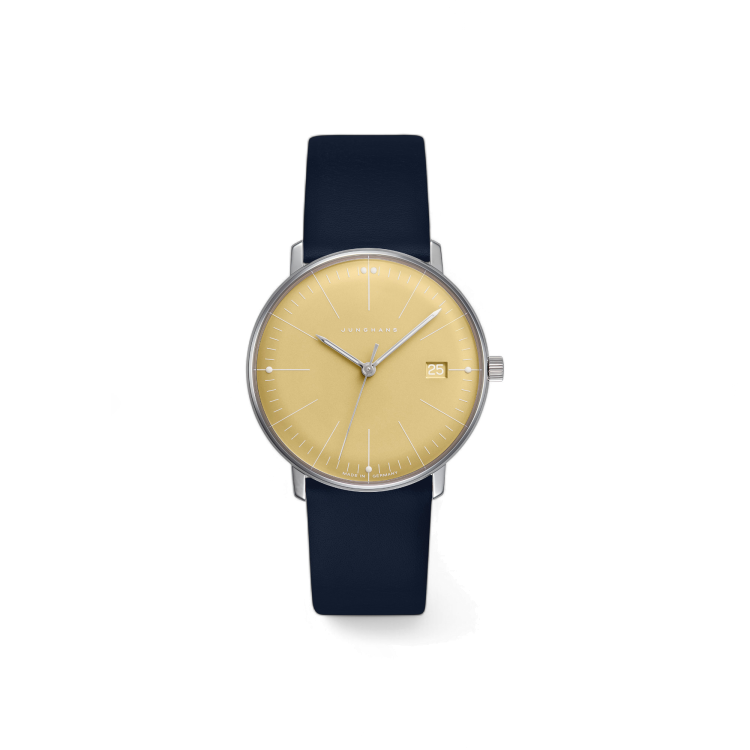 junghans-max-bill-ladies-golden-yellow-blue-47-4553-02-1