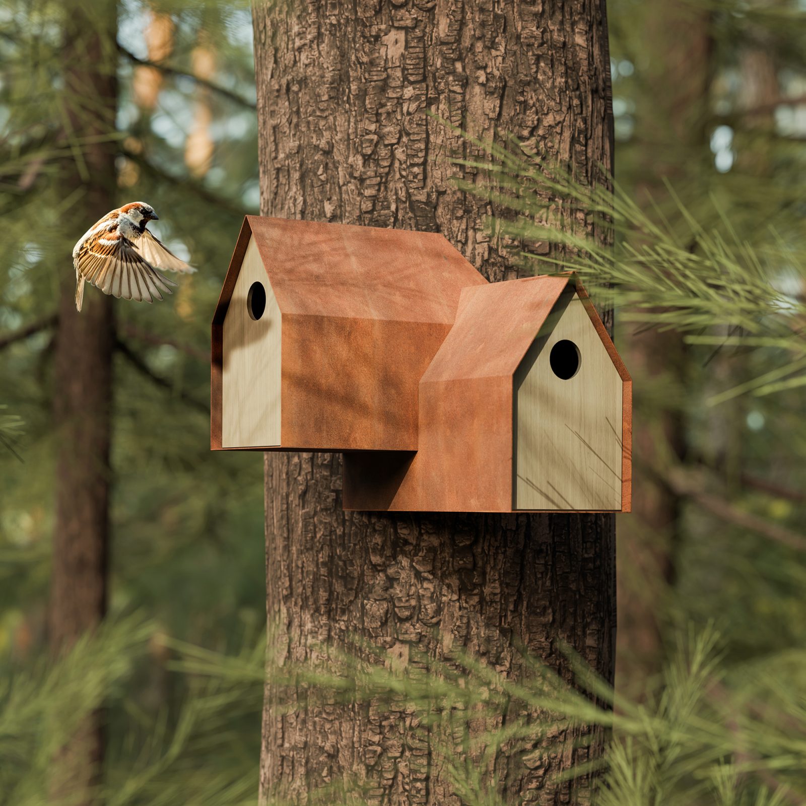 Frederik Roije - Noaste Noaber Hanging Birdhouse | Gessato Design