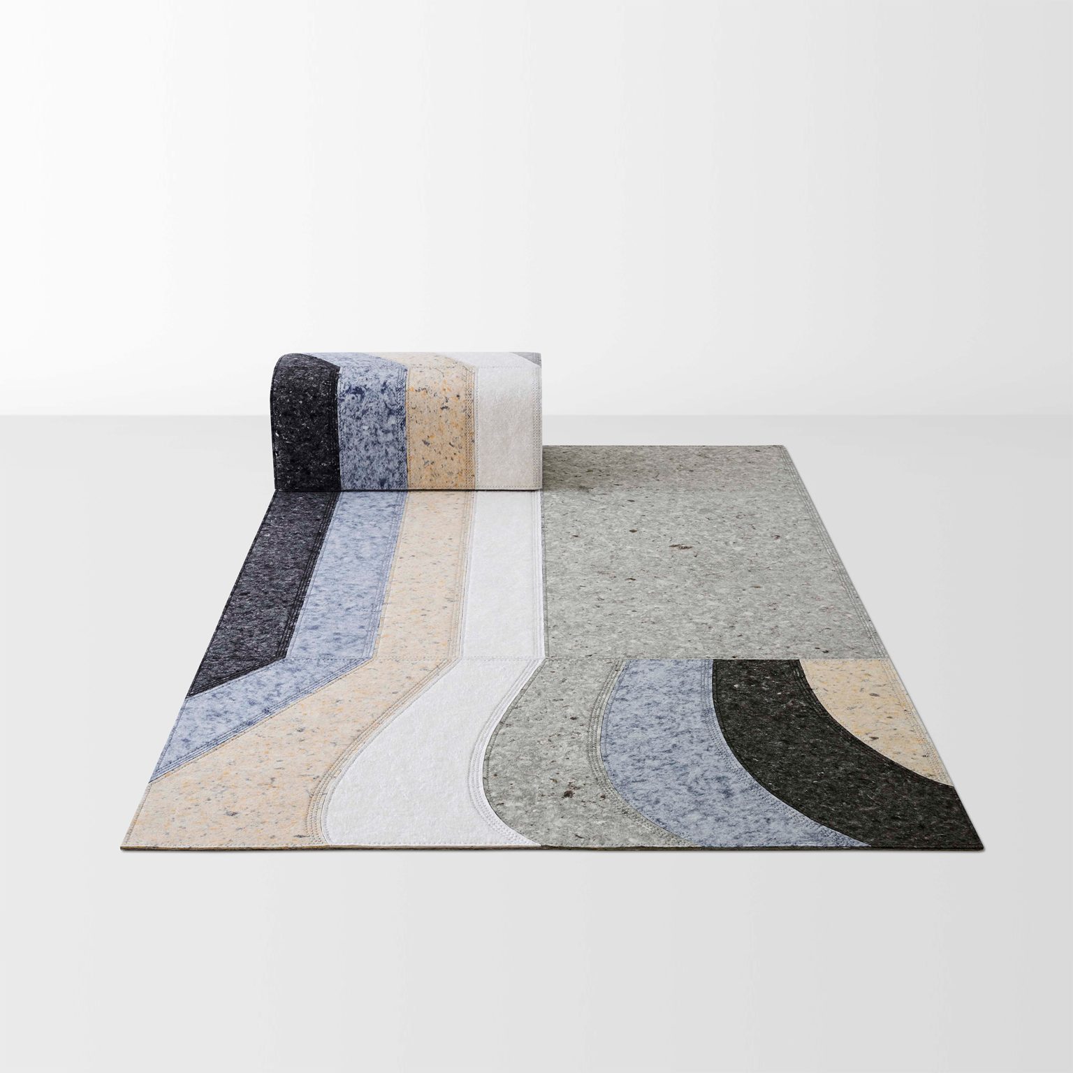 GAN Rugs - Nuances Curve Rug | Gessato Design Store