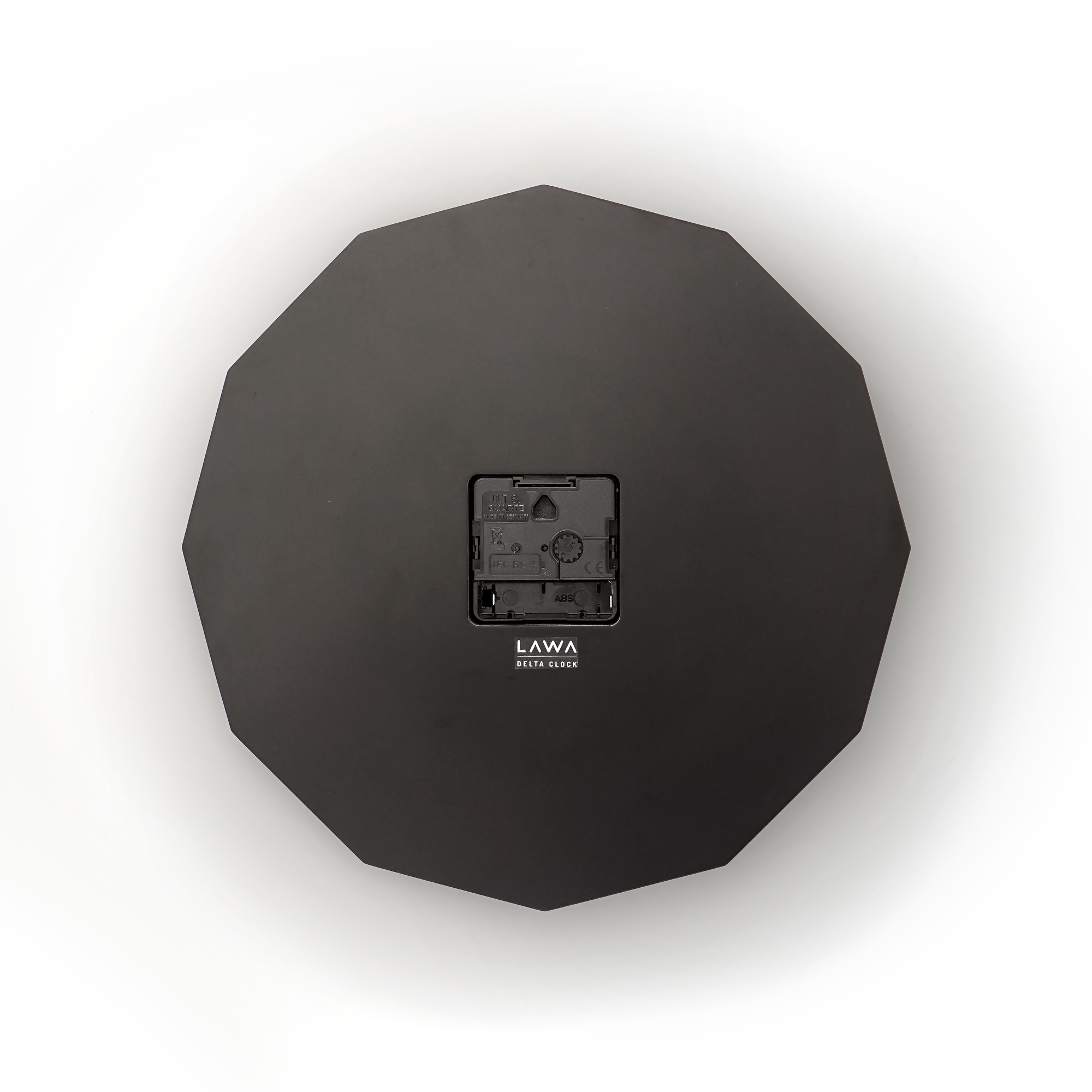 Lawa Design - Delta Clock Black | Gessato Design Store