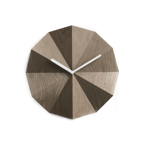 Delta Clock Smoked Oak