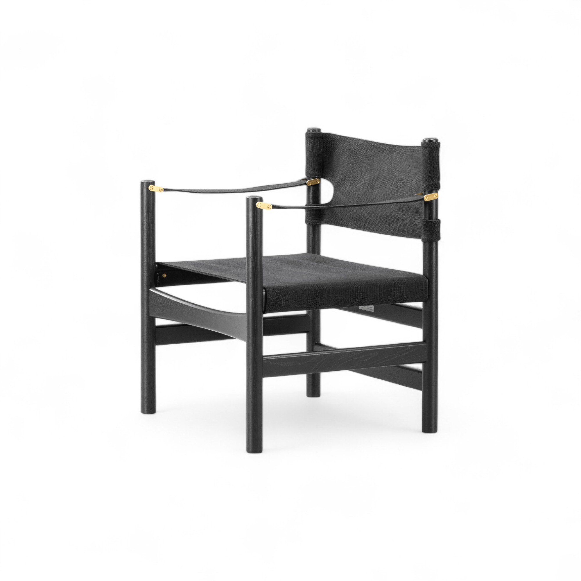 Black lacquered, Black canvas