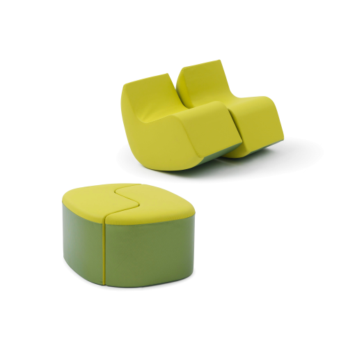 Gilbert & George - Pouf/Rocking Chairs