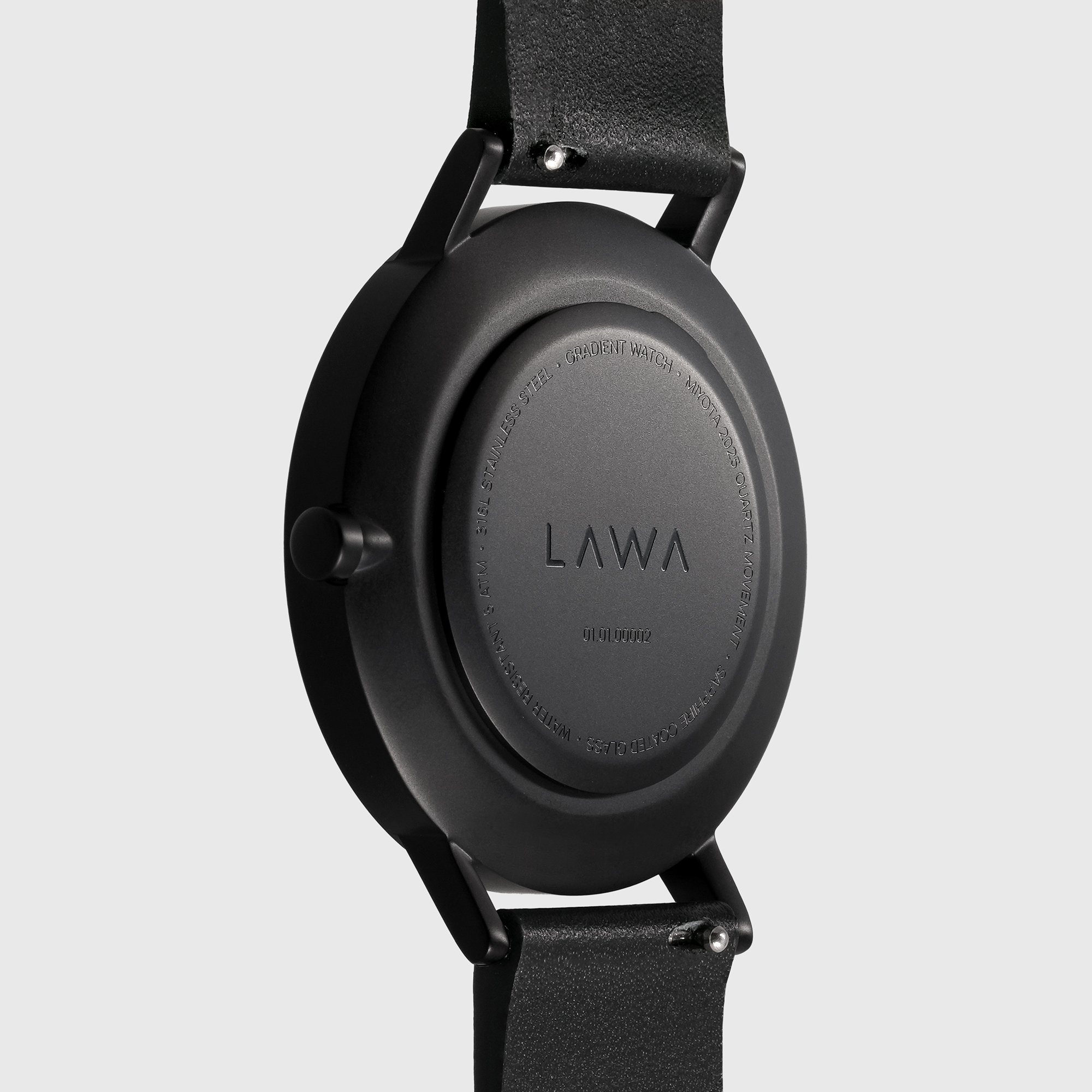 Lawa Design - Gradient Watch Black | Gessato Design Store
