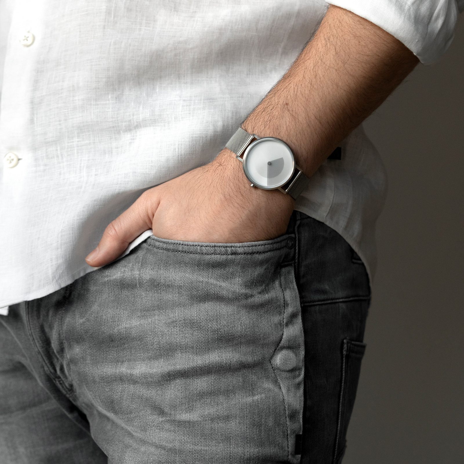 Lawa Design - Gradient Watch Silver | Gessato Design Store