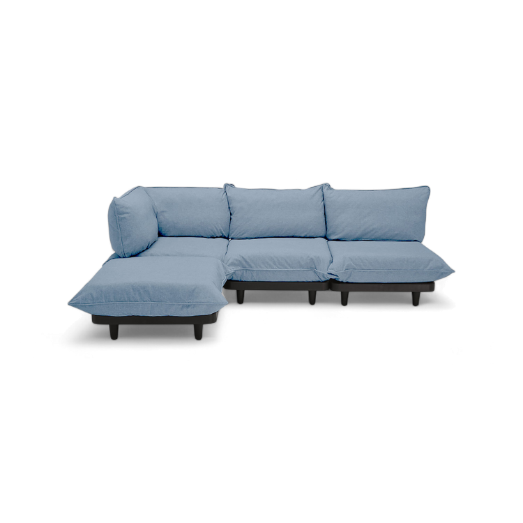 Paletti 3 Seater with Ottoman Outdoor Lounge Set