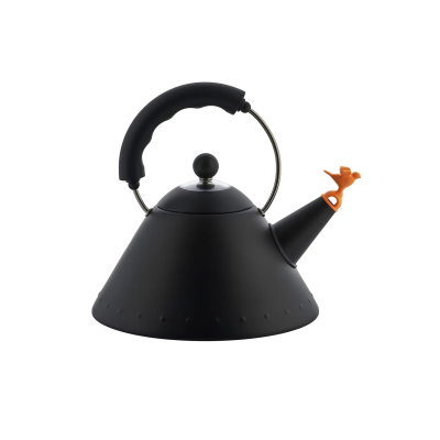 Alessi - 9093 Bird-Whistle Kettle — 40th-Anniversary Black Edition