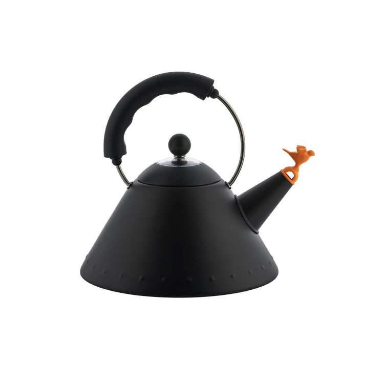 Alessi - 9093 Bird-Whistle Kettle — 40th-Anniversary Black Edition