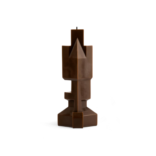 Deconstructivism Candle 3, Edible Books — Brown