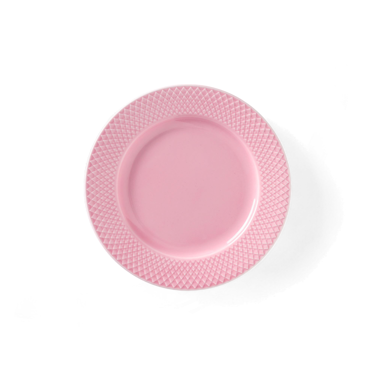 Rhombe Color Lunch Plate, Diam 8.3″