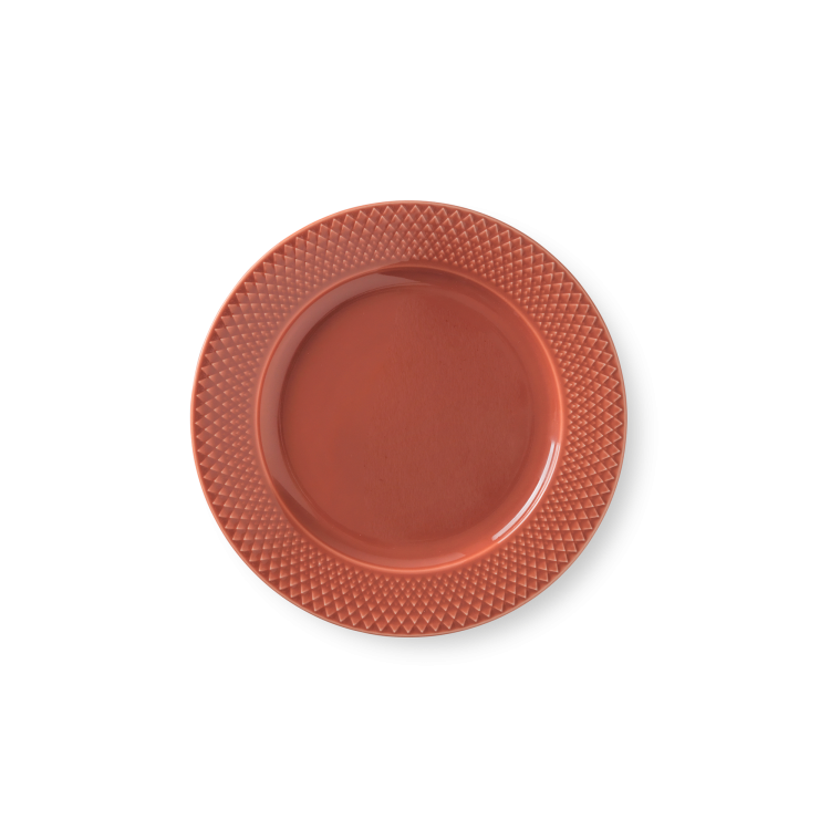 Rhombe Color Lunch Plate, Diam 9.1″