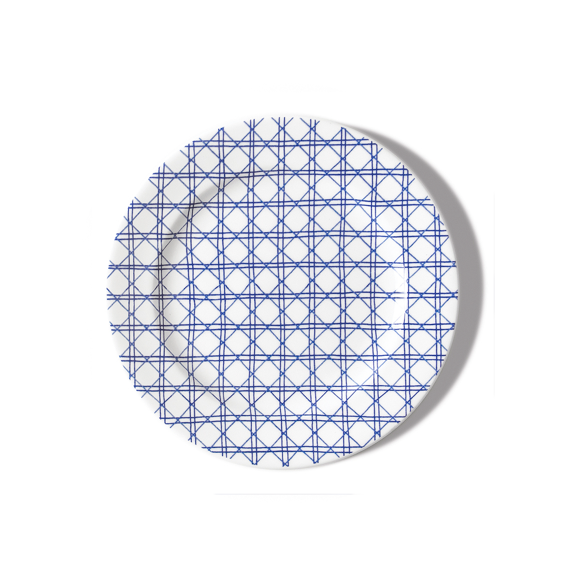 Dessert Plate Cane Webbing