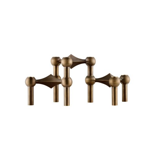 Stoff Nagel Candle Holder, Set of 3