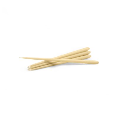 stoff-nagel-taper-candle-by-ester-erik-set-of-6-gessato-ginger