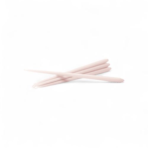 stoff-nagel-taper-candle-by-ester-erik-set-of-6-gessato-mellow-pink