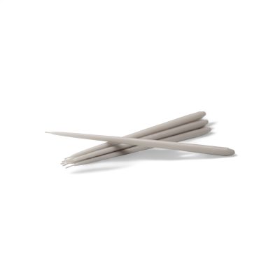 stoff-nagel-taper-candle-by-ester-erik-set-of-6-gessato-sand
