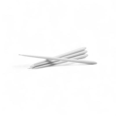 stoff-nagel-taper-candle-by-ester-erik-set-of-6-gessato-white