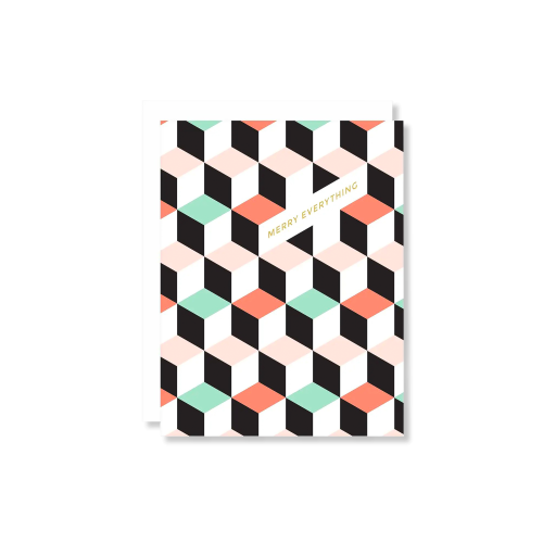Geo Merry Everything Card