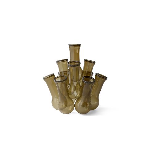 multi-hole-vase-smoke-brown-medium