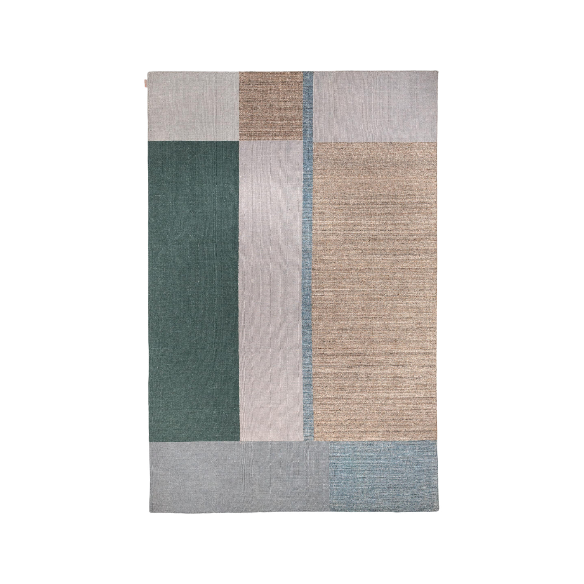 Forest green, sand and mist grey