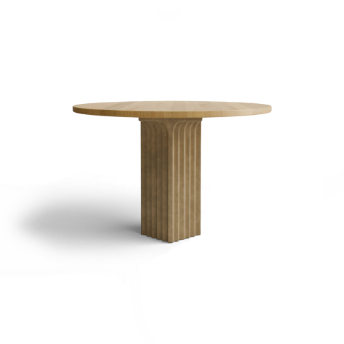 Arc Dining Table Ø120 – Natural Oak