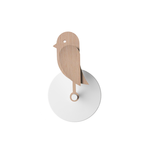 Birdie Air Quality Monitor – Wood