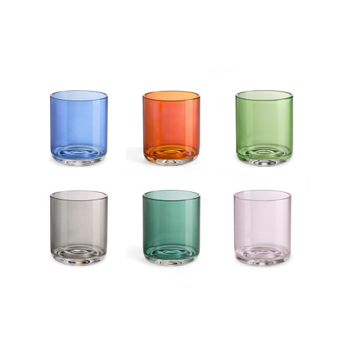 Elite Tumblers, Set of 6 – Assorted Colors