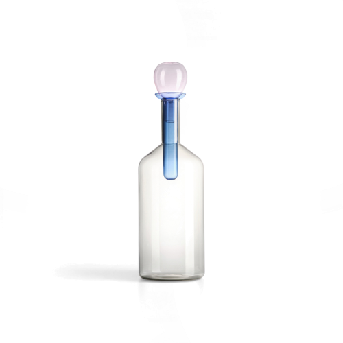 Glass Chemical Bottle, Grey