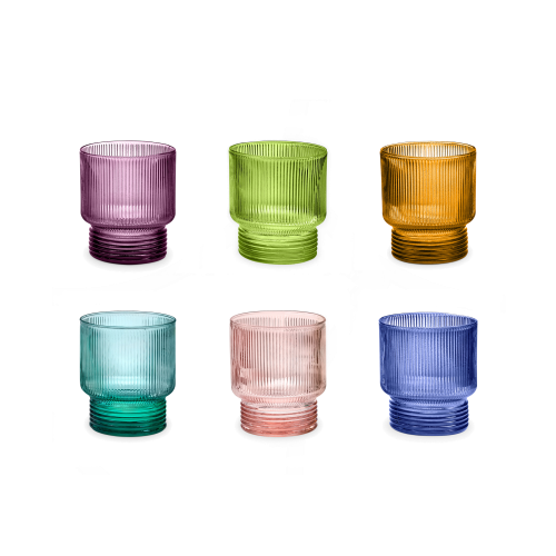 Todomodo Stackable Tumblers (Set of 6) – Assorted Colors