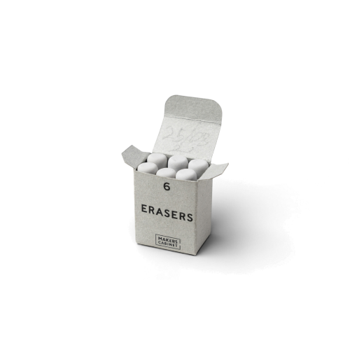 Eraser Refills for Ferrule, Pack of 6