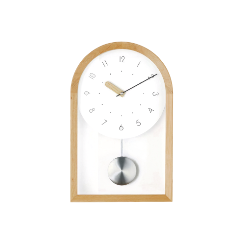 Ikkuna Wood Pendulum Wall Clock