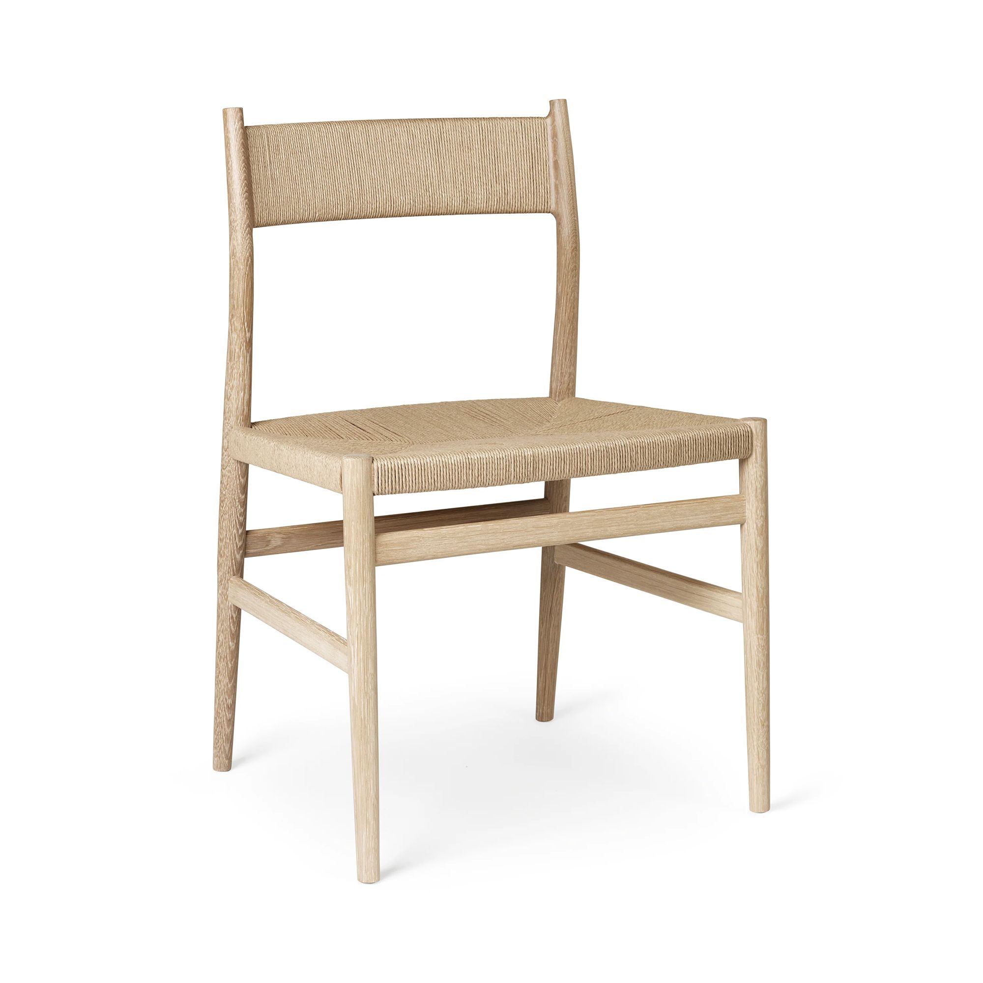  White-oiled oak, Woven paper cord