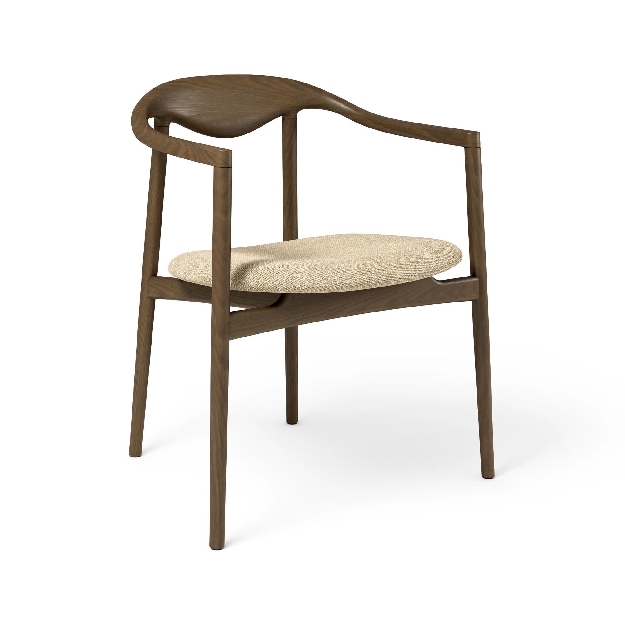  Oiled fumed oak, Kvadrat moss cream 0019