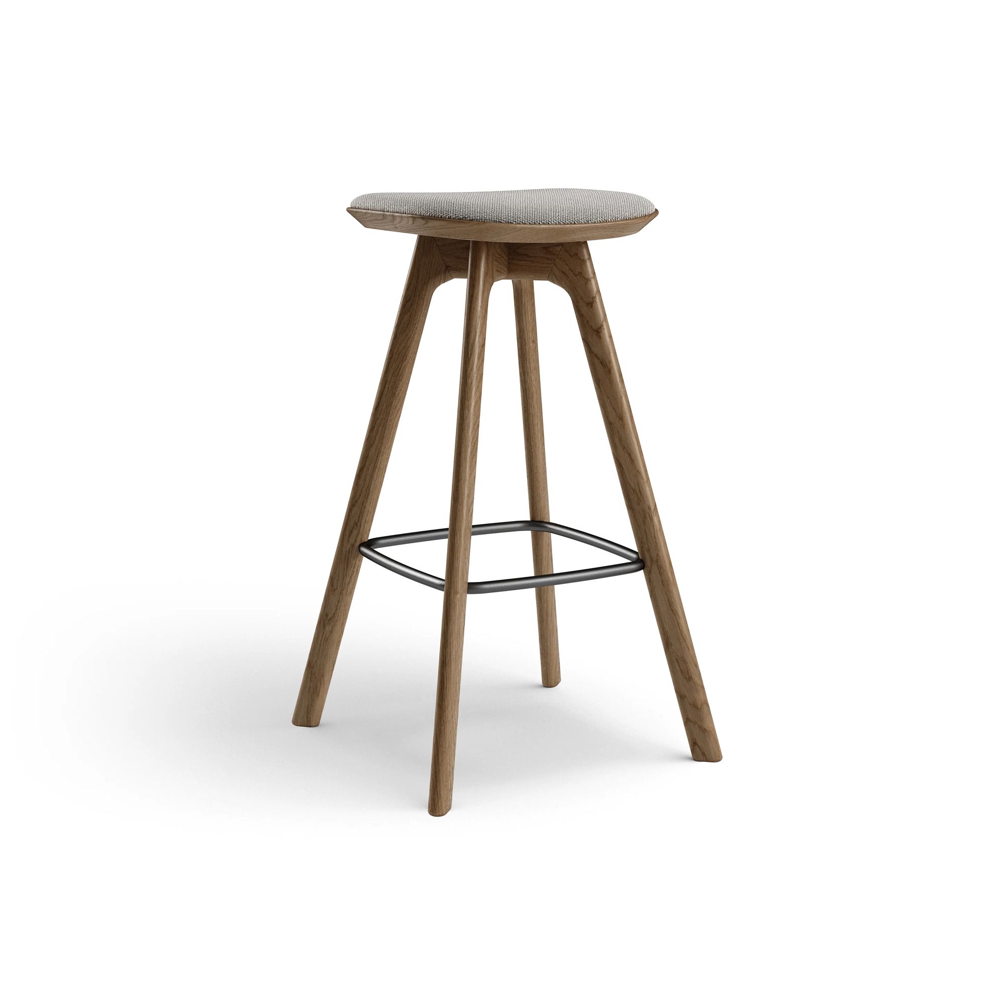  Oiled fumed oak, Grey wool blend / Hallingdal 65